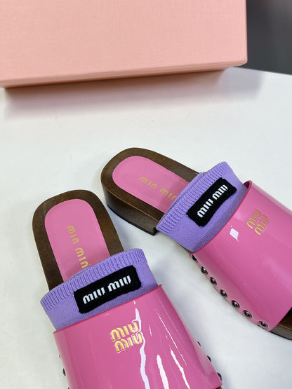 MU MI  Sandals Slippers 3 Color's Woman