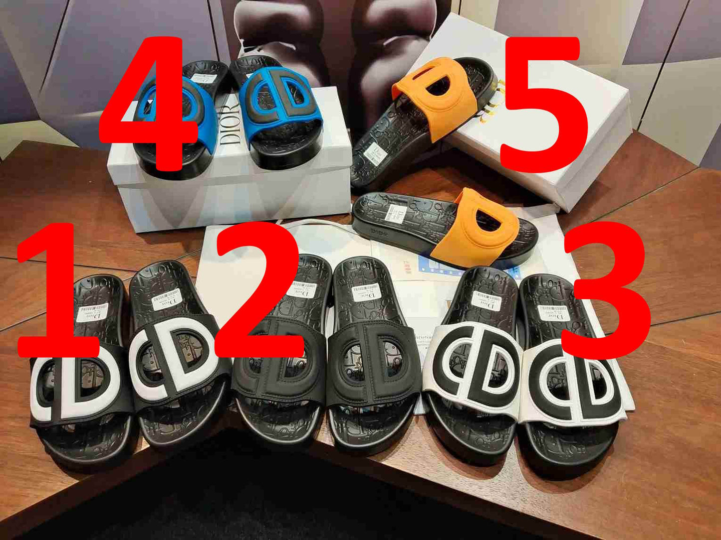 CHD  Slippers 5 Color's  46