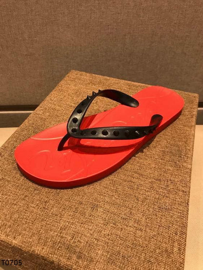 Labutin Slippers Flip Flop Red