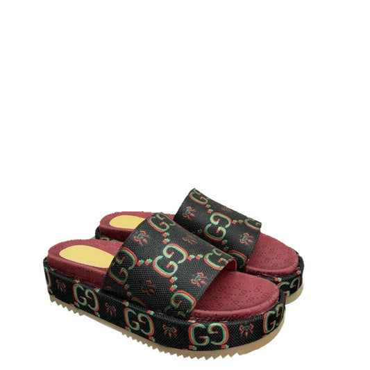 GU Slippers Platform Jumbo Monogram 6 color 's