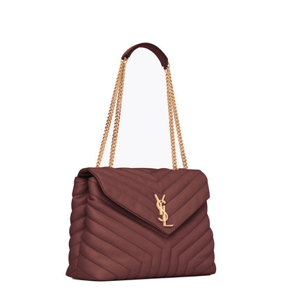 Y L Bag Loulou  32 cm Bordeaux