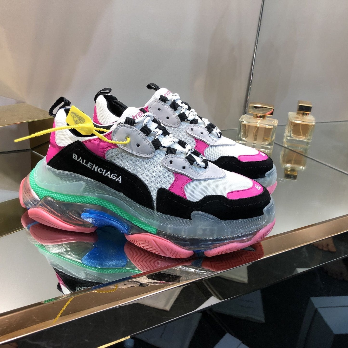 SNBAL  Triple S Transparent Sneakers