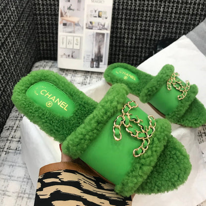 Chl Ugg Slippers Green