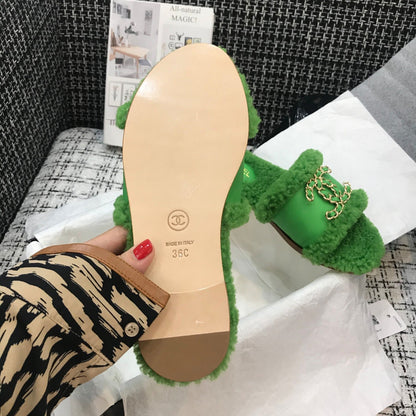 Chl Ugg Slippers Green