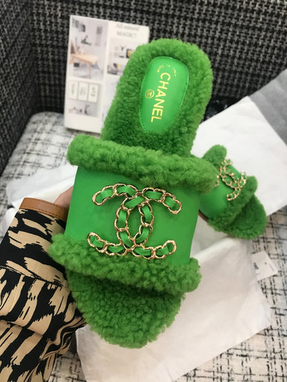 Chl Ugg Slippers Green