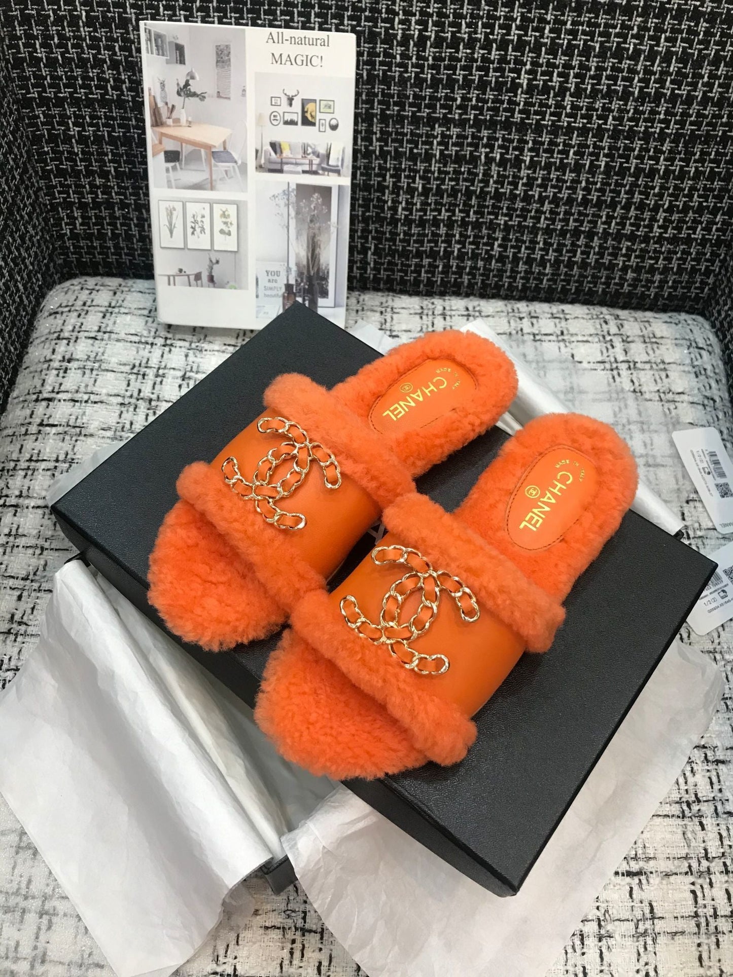 Chl Ugg Slippers Orange