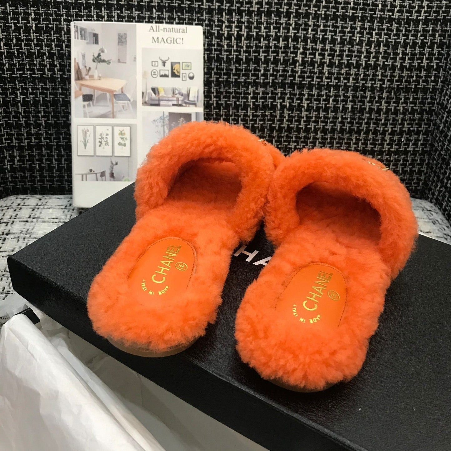 Chl Ugg Slippers Orange