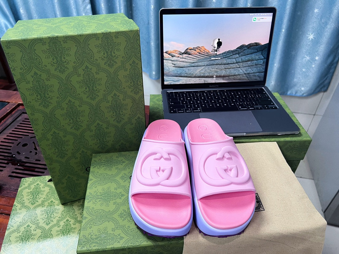 GU  Slippers Platform 3 Color's