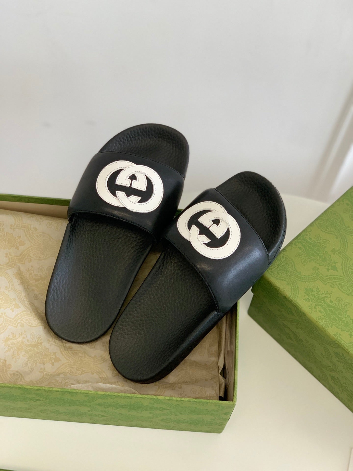 GU Slippers Slide Black