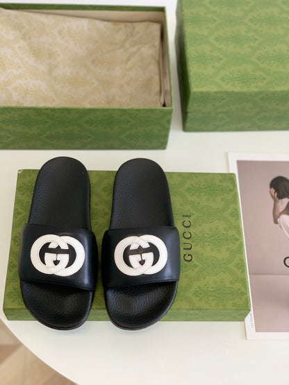 GU Slippers Slide Black