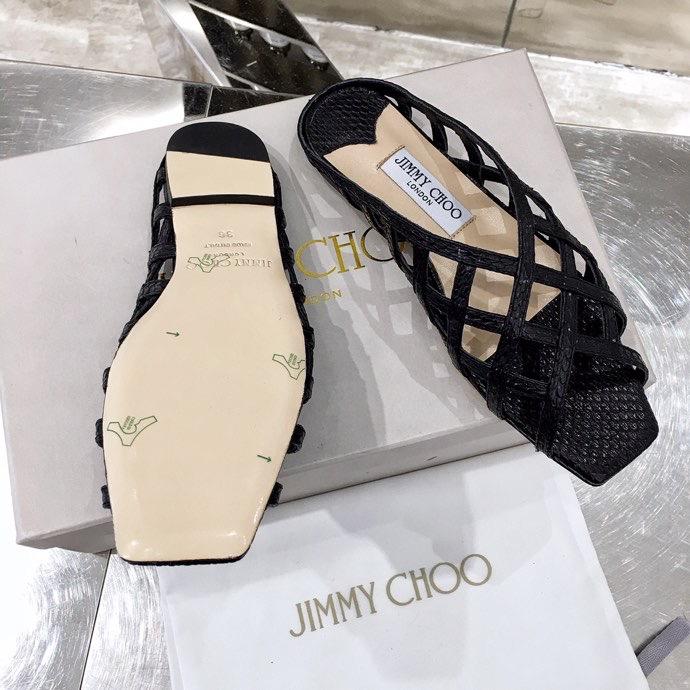 JIMY CHU Slippers Sandals Black