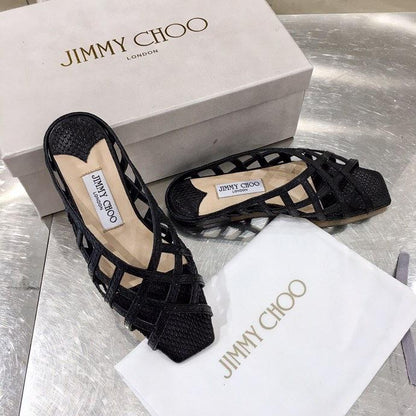 JIMY CHU Slippers Sandals Black