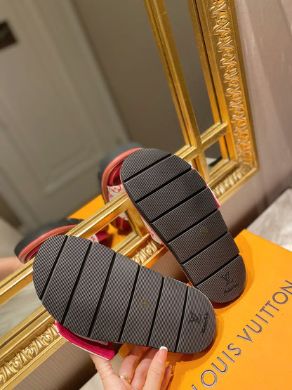 LU Slippers Sunset Flat 2 Color 's