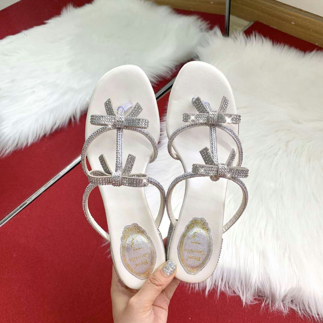 Cao villa Slippers  Sandals Stones Heels