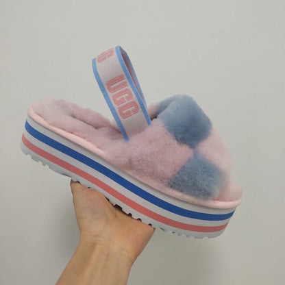 Ugg Slippers Fur Pink