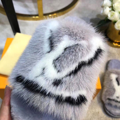 LU Mule Slippers Fur 2 Colors