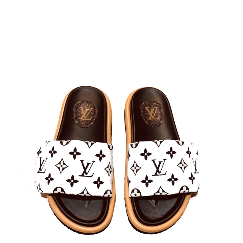 LU Slippers Sunset Flat 2 Color 's