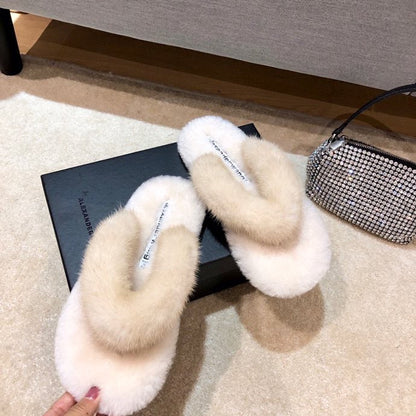 Wang Slippers Fur 2 Colors